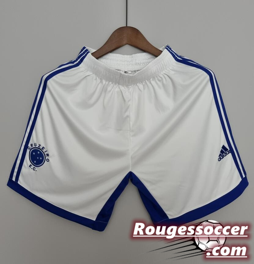 Cruzeiro Home White Soccer Shorts 2022/23